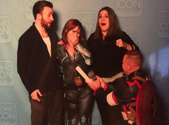 Chris Evans, Hayley Atwell, Fan Proposal Chris Evans, Hayley Atwell, Fan Proposal